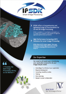 Use IPSDK Smart Image Processing with Digi XCT