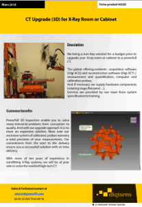 CT upgrade for X-Ray room or cabinet