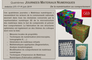 Journéee Materiaux Numériques 17-19 Juin 2019